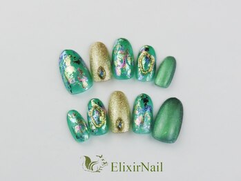 エリクサーネイル 神田(Elixir Nail)/シンプル/クーポン使用