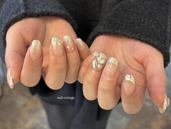 ネイルコテージ 新宿南口店(Nail cottage)/ガラスフレンチ