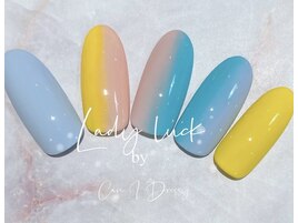 トロピカル縦グラデーション☆