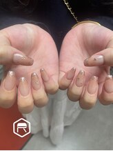 東海最大級ネイルサロン by レディスペネイル 名駅店/ラメフレンチ