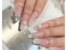 Hand 長さ出し10本つけ放題18000円※長さ2.5cm迄[河原町/パラジェル/リボン]