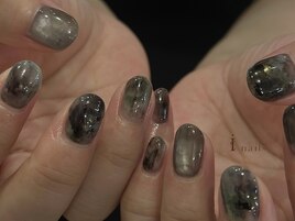 鉱物ブラック奥行きニュアンス