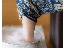 サロン ド ブリーズ(salon de breathe)の雰囲気（全メニューアロマ足湯サービスさせていただきます）