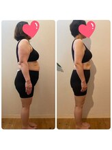 サロンドキー 舞子店(salon de:keY)/【52歳/152cm】 5か月で-21.15kg