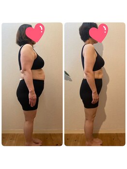 サロンドキー 舞子店(salon de:keY)/【52歳/152cm】 5か月で-21.15kg