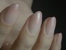 【透明感UP / オフィス人気 / ナチュラル】美爪うる艶カラーグラデorフレンチ