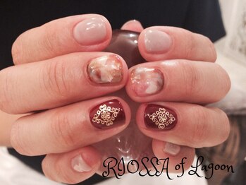 リオッサ オブ ラグーン(RIOSSA of Lagoon)/ボルドー＆シェル#アンティーク