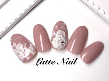 ラテネイル(Latte Nail)/ゴージャスにブライダルネイル