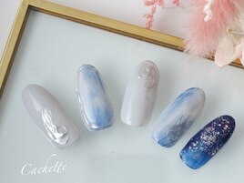 ニュアンスネイル×ミラー