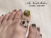 エーネイルサロン プラーカ本店(A-Nail Salon)/　アニマルニュアンス