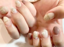 キャッツアイ東京 新宿店(Cat's eye TOKYO)/ツイードネイル
