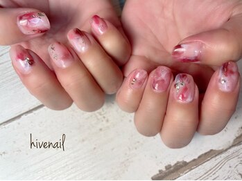 ハイブネイル(Hive nail)/春ニュアンス