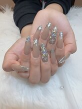 ティプラスネイル 木場(T+Nail)/チップ長出しガラスフレンチ