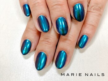 マリーネイルズ 横浜店(MARIE NAILS)/ミラーネイル ピカピカ 0626c
