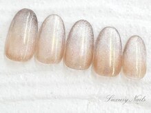 ラグジュアリー ネイルズ(Luxury Nails)/マグネット＊ミラーNail