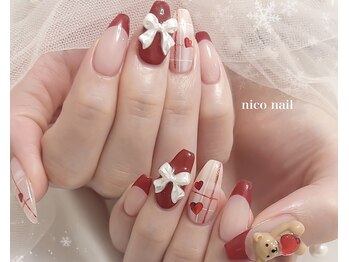 ニコネイル(niconail)/チェックネイル♪