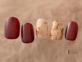 アイネイルズ 吉祥寺店(I nails)/ホリデーボルドーニュアンス