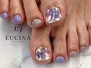 W-27 マグネット×紫陽花ネイル