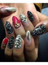 ネイルサロン アイル(nail salon i’ll)/ツイード ミラーネイル☆