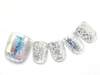 コルン/オーロラフィルムネイル