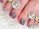 カラーネイル(Color nail)の写真/これからの季節に向けて、足元を華やかにすることで気分もUP♪≪角質ケア/ハンドフット同時施術も可能！≫