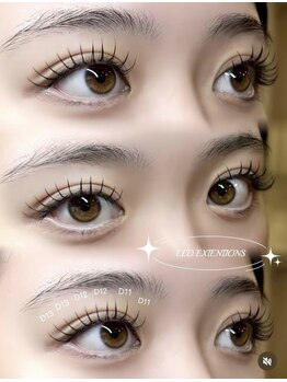 エトラ 渋谷(etora)の写真/【濃さ・モチ・デザイン重視の方にお勧め】人気のバインドロック(Wフラット)で圧倒的な存在感のお目元に☆