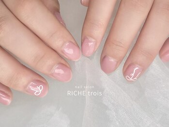 パラカラー♪春のピンクネイル