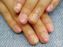 フラワーネイル