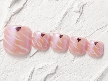 ジェミーネイル エビス(Jemiy nail ebisu)/ゼブラハートミラー10480yen