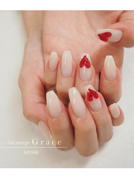 ネイル デザイン グレイス(Grace)/MIYABI持ち込みデザイン