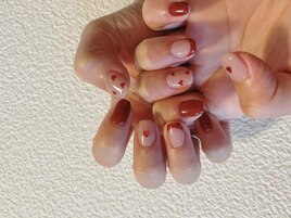 バレンタインネイルコース