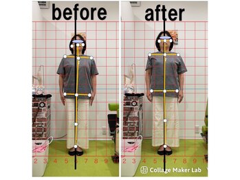 上本町骨盤整体院グッド/「整体による姿勢の変化」