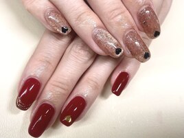 ハートホロネイル