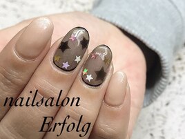 シースルー星ネイル/初回8500円
