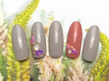 ネイルサロン&スクール ジーナ(GINA)/3月定額シンプルナチュラルカラ-