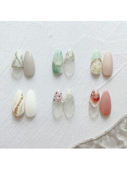 クリーム(Nail Atelier CREAM)/simple art 定額