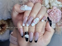 レアネイル 渋谷店(Le’a nail)/スカルプフレンチ☆パーツ追加
