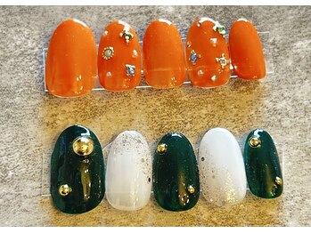 ブラウンネイル(brown nail)/〈定額デザイン6000円〉