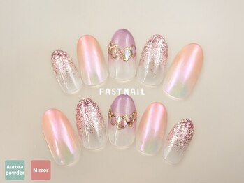 FAST NAIL 荻窪駅前店【パラジェル/ジェルネイル専門/定額/マグネット/フットネイル】/着物ネイル 【11985】