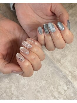 レッシュネイル サロンアンドスクール(RECH NAIL salon&school)/チェックネイル
