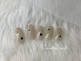 ワンカラー/ハートホロ/シンプル