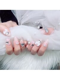 ガーリー可愛いリボン×ハート