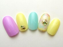 ネイルサロン ドレリッチ 大宮店(drerich)/パステルカラフルネイル