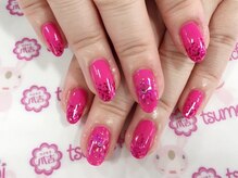 ネイルサロン 爪吉/PINK×PINKが素敵デザイン☆