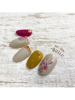 ネイルサロン クイル(QUILL)/3月イエロー 3