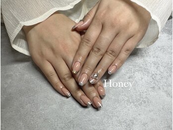 ハニー(Honey)/ガラスフレンチ＋パーツ