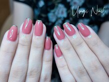 ウサギネイル 新大久保店(usagi nail)/マグネットフレンチ秋可愛い