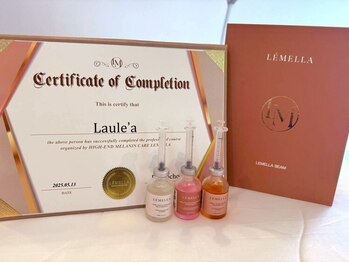 ラウレア(Laule'a)の写真/≪話題のメラニンケア≫岡山希少の“ルメラ”を使用◎ツルツル＆透明感のあるお肌へ☆感動の仕上がりに♪