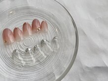 シンプルジェルネイル専門店 バランス(balance)/ガラスフレンチサンプル♪