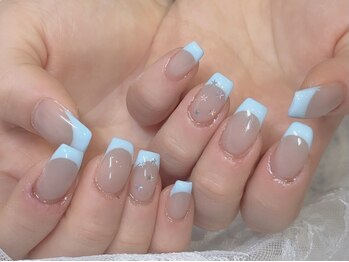 リシェ ネイル アンド アイラッシュ(riche)の写真/【昭和町/西田辺駅すぐ/駐車場完備】¥6000～デザインの持込みアートもOK♪240種類以上の店内サンプル有り☆